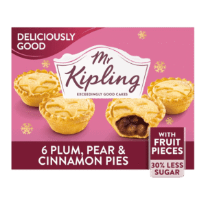 Mr Kipling 6 Deliciously Good Plum Pear And Cinnamon Pies